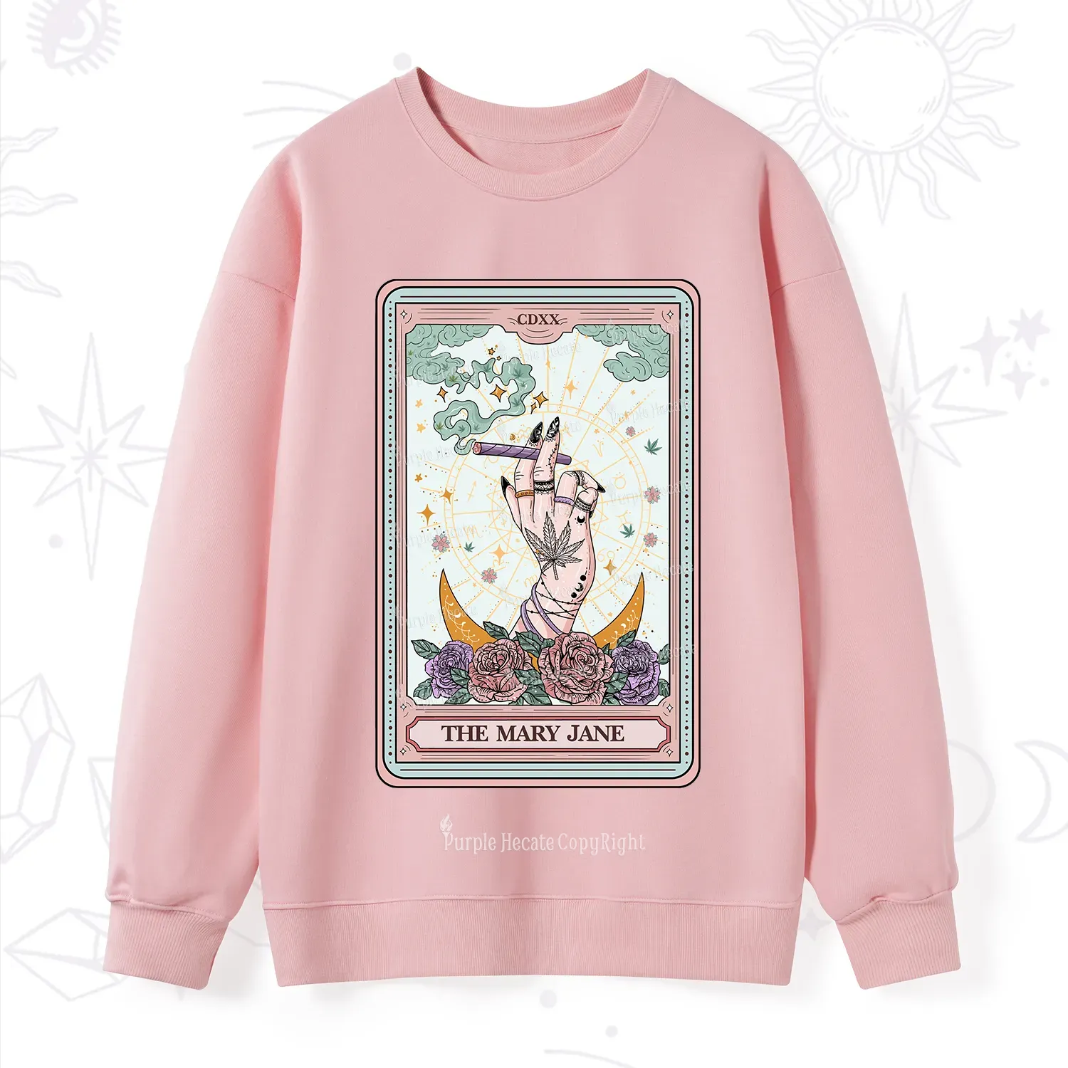 Purplehecate The Mary Jane Tarot Sweatshirt