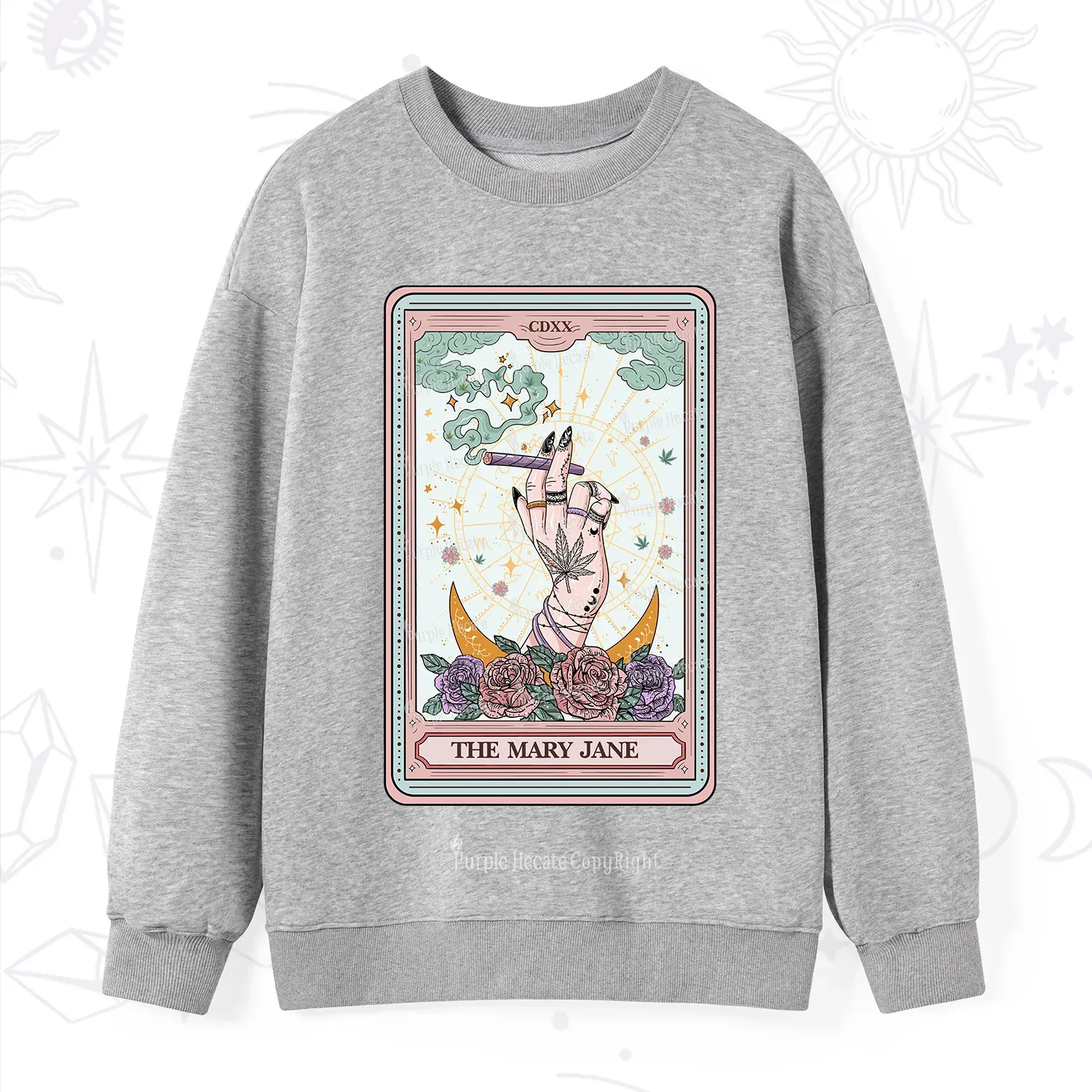 Purplehecate The Mary Jane Tarot Sweatshirt