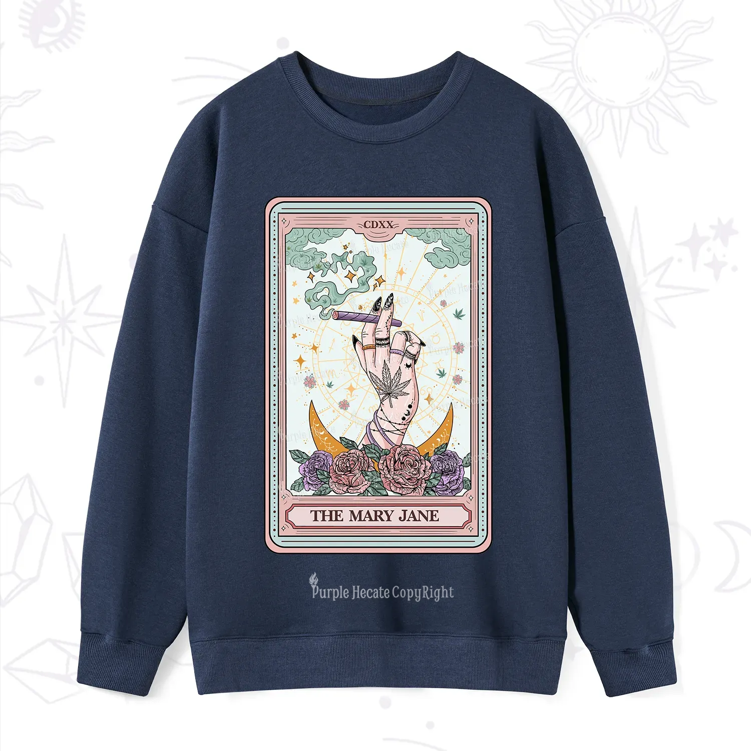 Purplehecate The Mary Jane Tarot Sweatshirt