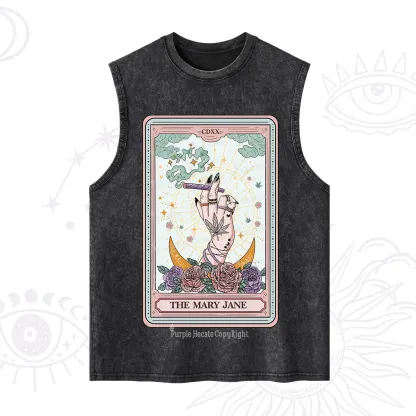 Purplehecate The Mary Jane Tarot Washed Tank