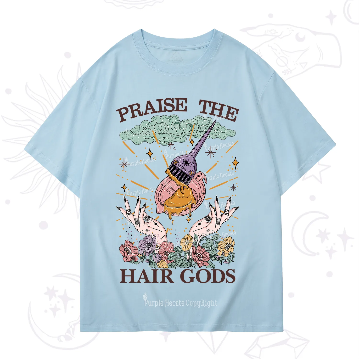 Purplehecate Praise The Hair Gods T-Shirt