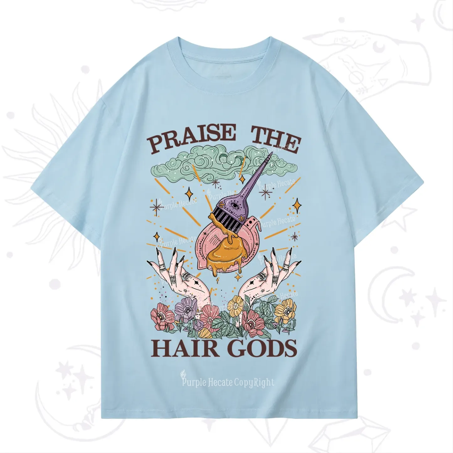 Purplehecate Praise The Hair Gods T-Shirt