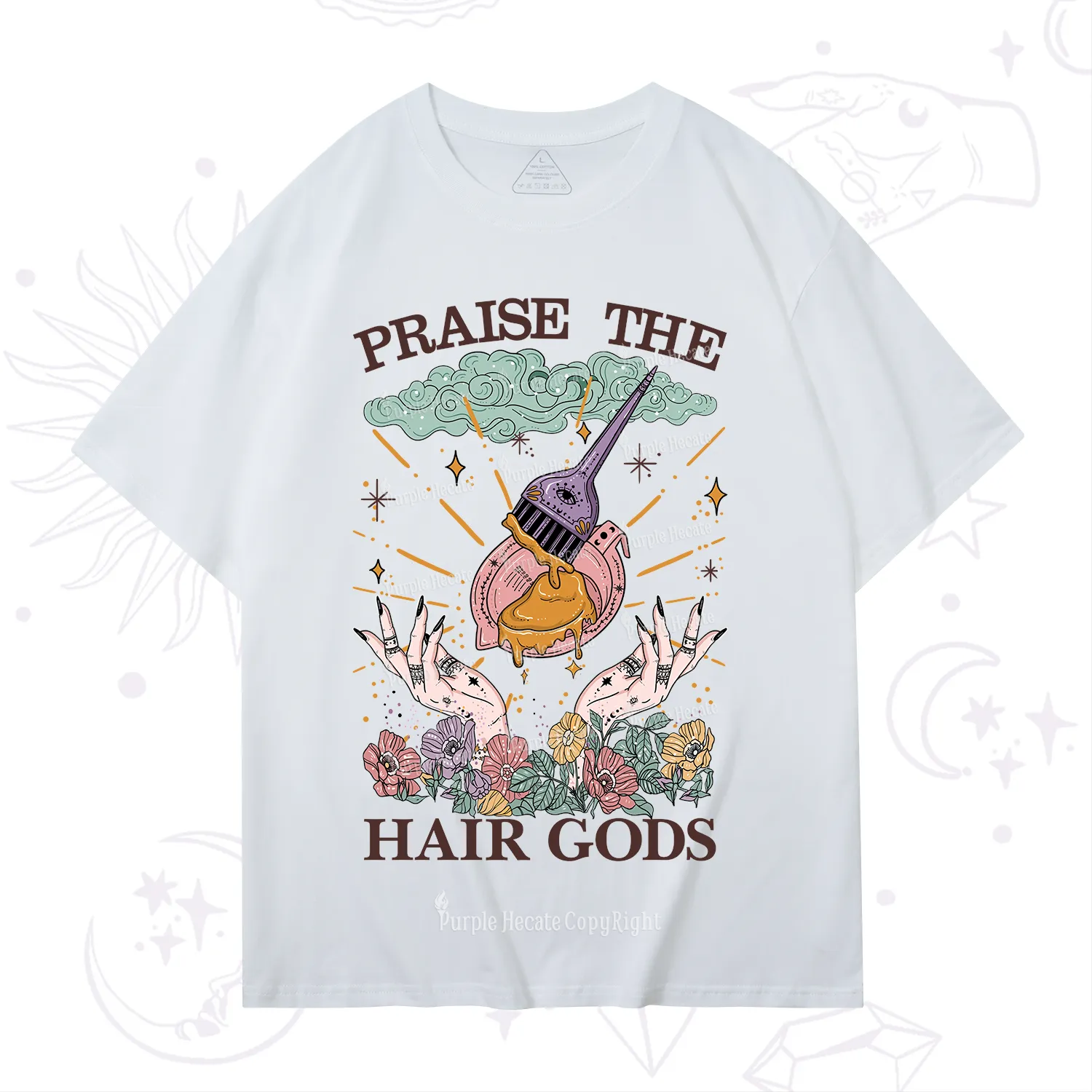 Purplehecate Praise The Hair Gods T-Shirt