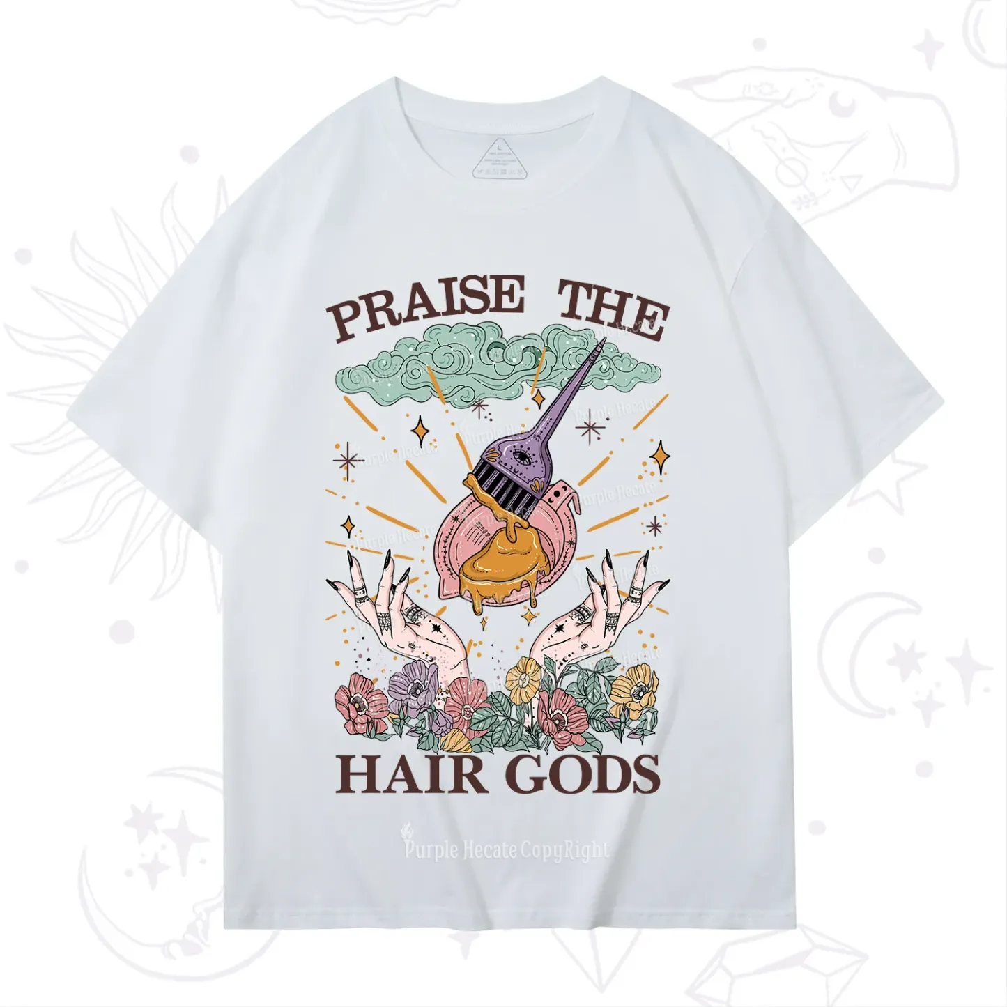 Purplehecate Praise The Hair Gods T-Shirt
