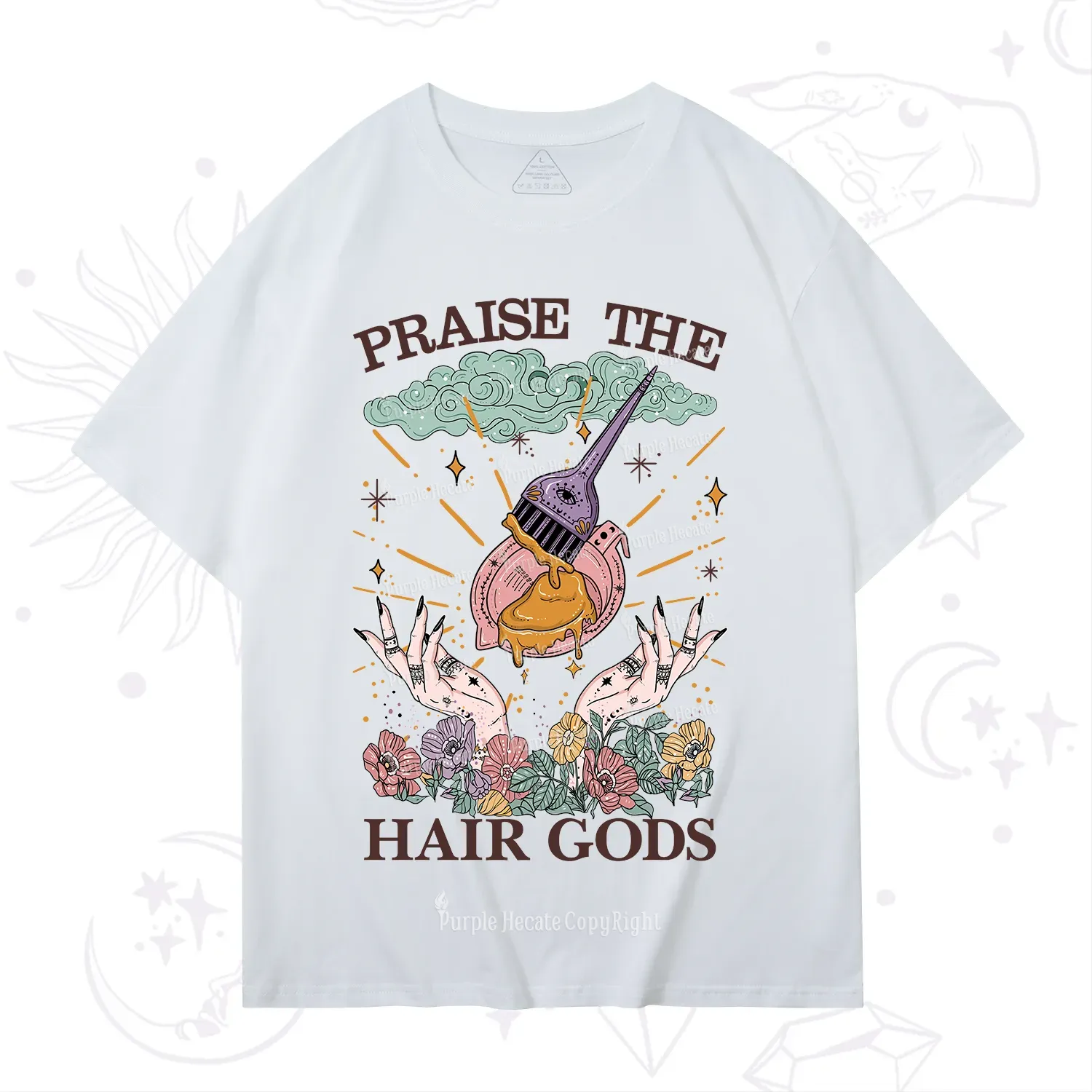 Purplehecate Praise The Hair Gods T-Shirt