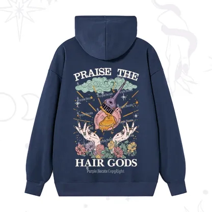 Purplehecate Praise The Hair Gods Hoodie