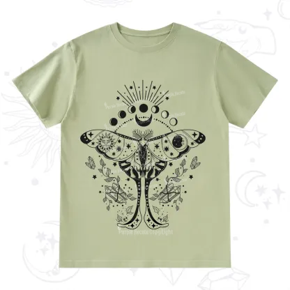 Purplehecate Moonlit Celestial Moth T-Shirt