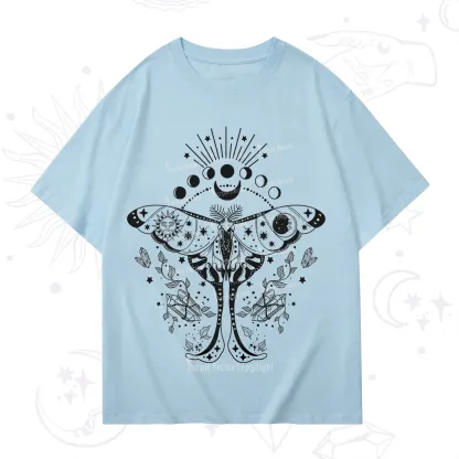 Purplehecate Moonlit Celestial Moth T-Shirt