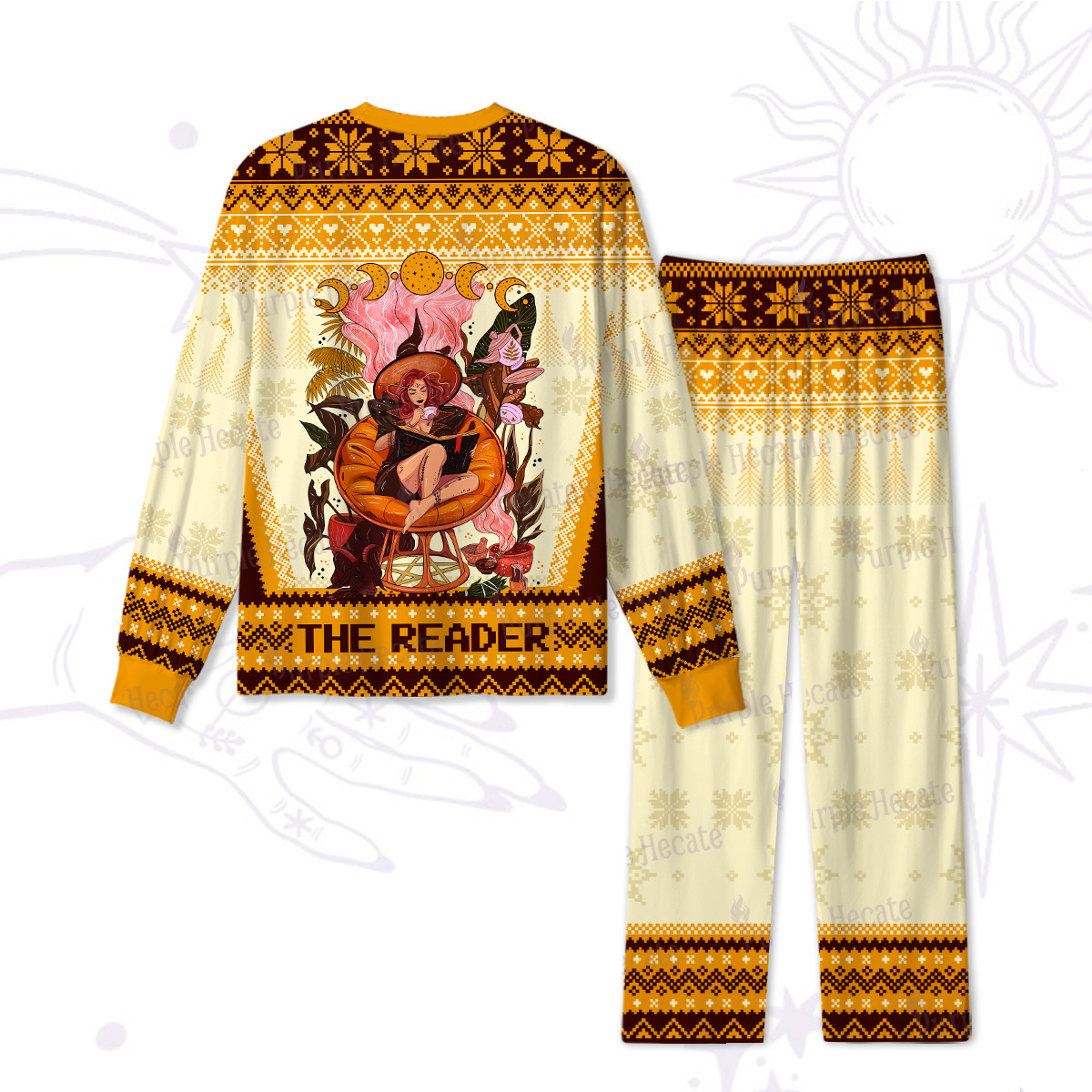 Purplehecate The Reader Moonlit Tales Christmas Pajamas