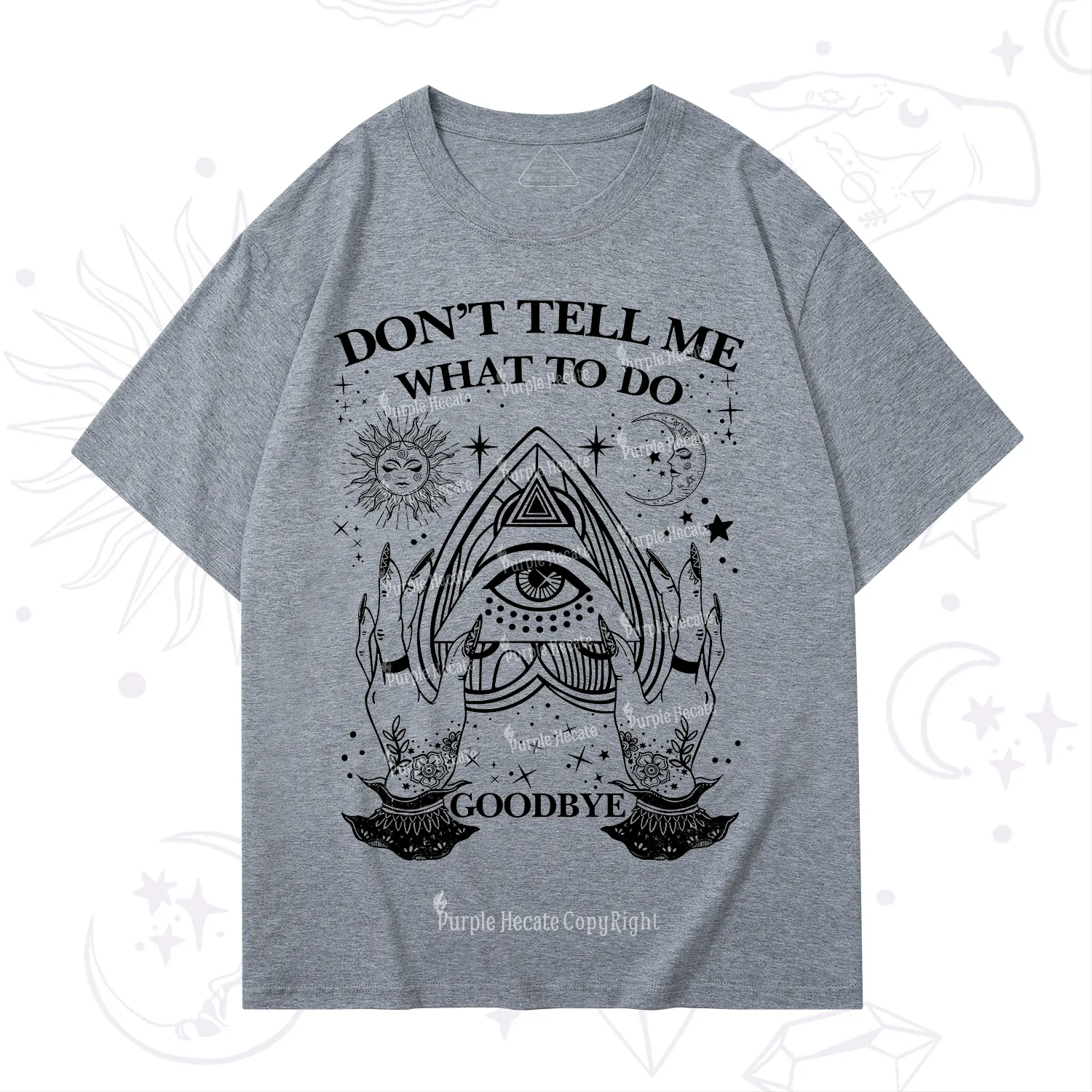 Purplehecate Don't Tell Me What To Do Witch Planchette Eye T-Shirt