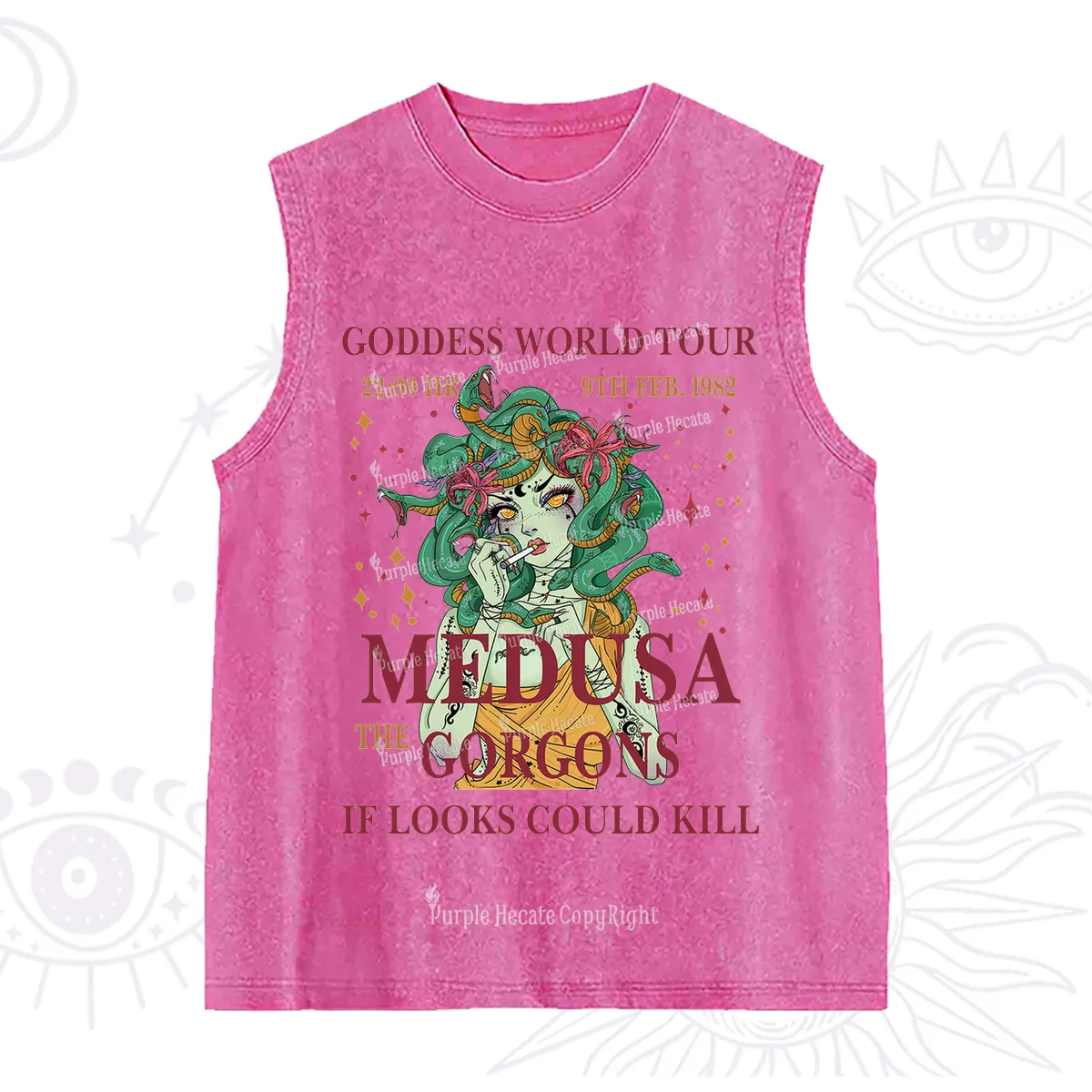 Purplehecate Medusa The Gorgons Washed Tank