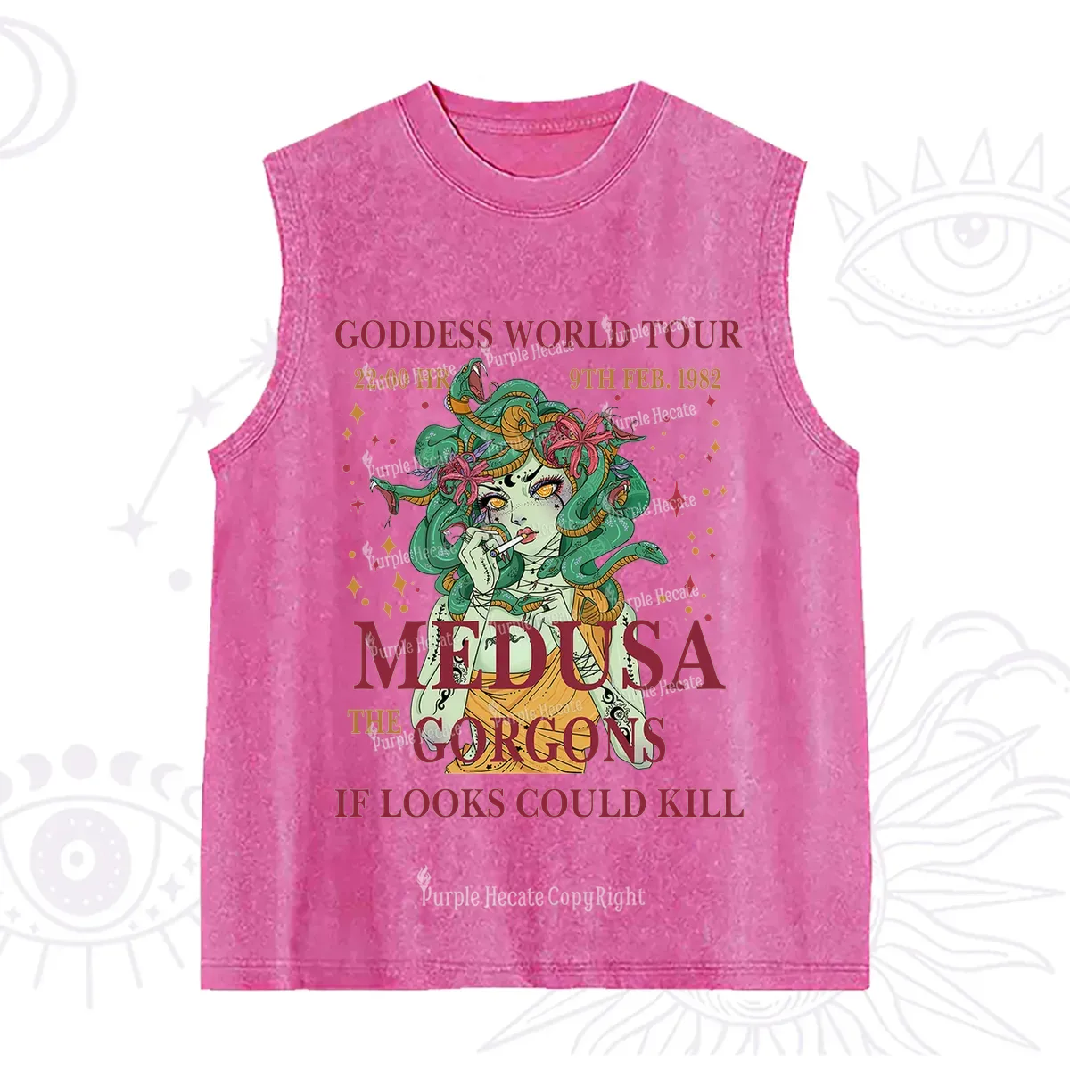 Purplehecate Medusa The Gorgons Washed Tank