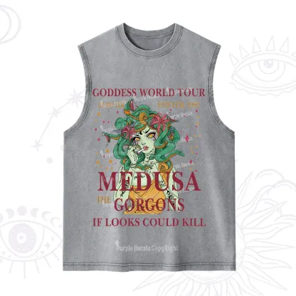 Purplehecate Medusa The Gorgons Washed Tank