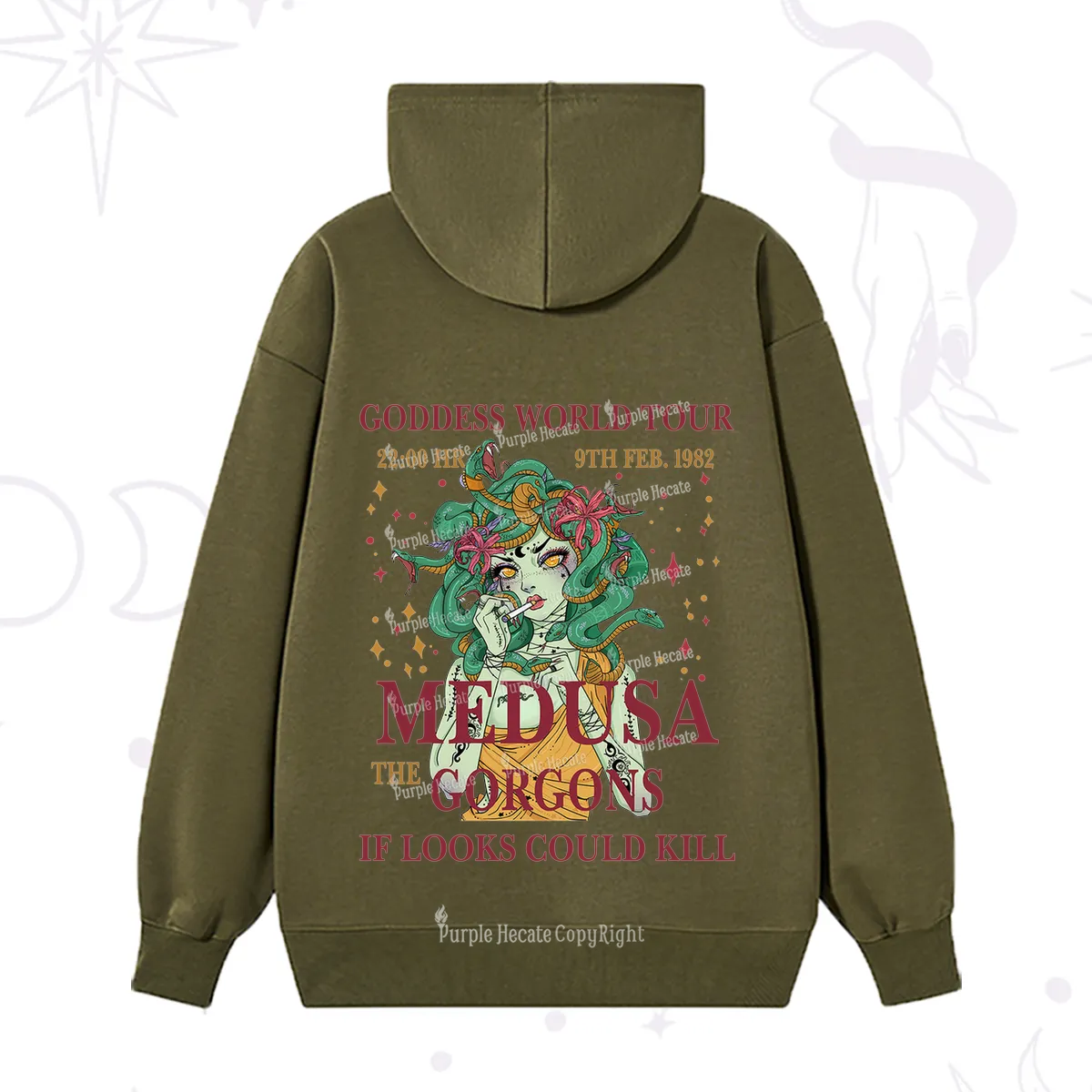Purplehecate Medusa The Gorgons Hoodie