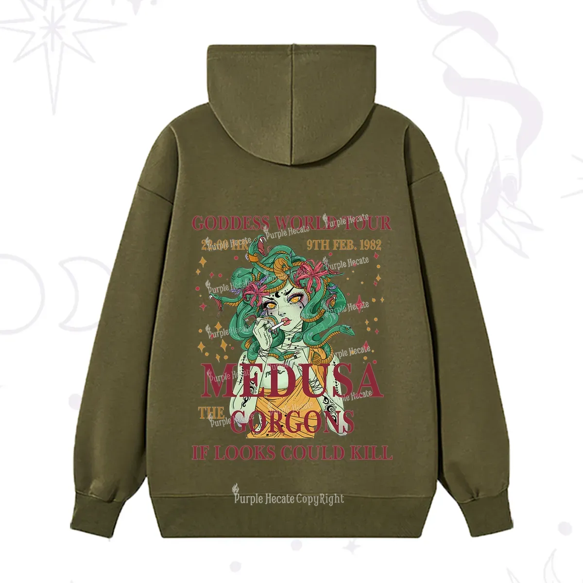 Purplehecate Medusa The Gorgons Hoodie