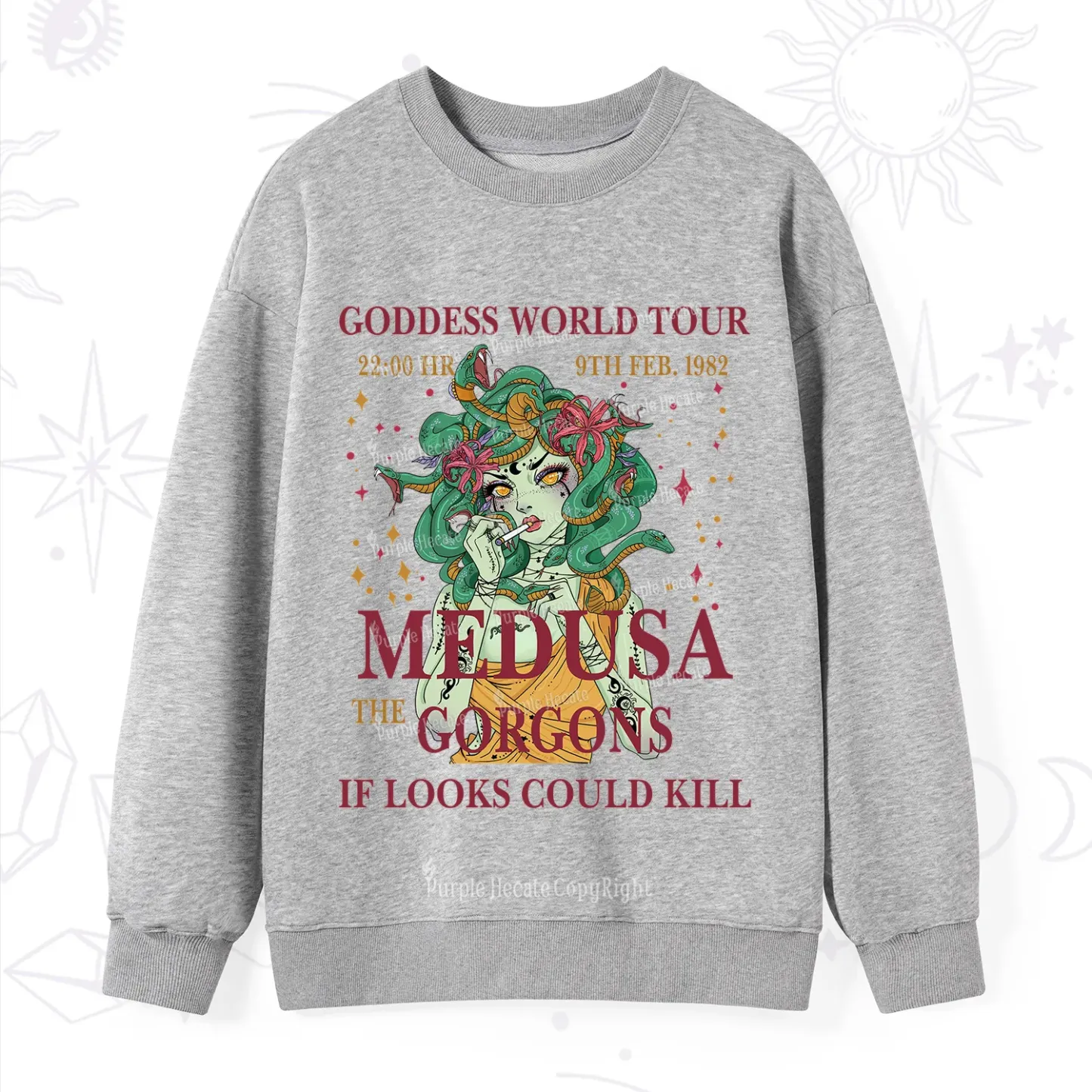 Purplehecate Medusa The Gorgons Sweatshirt