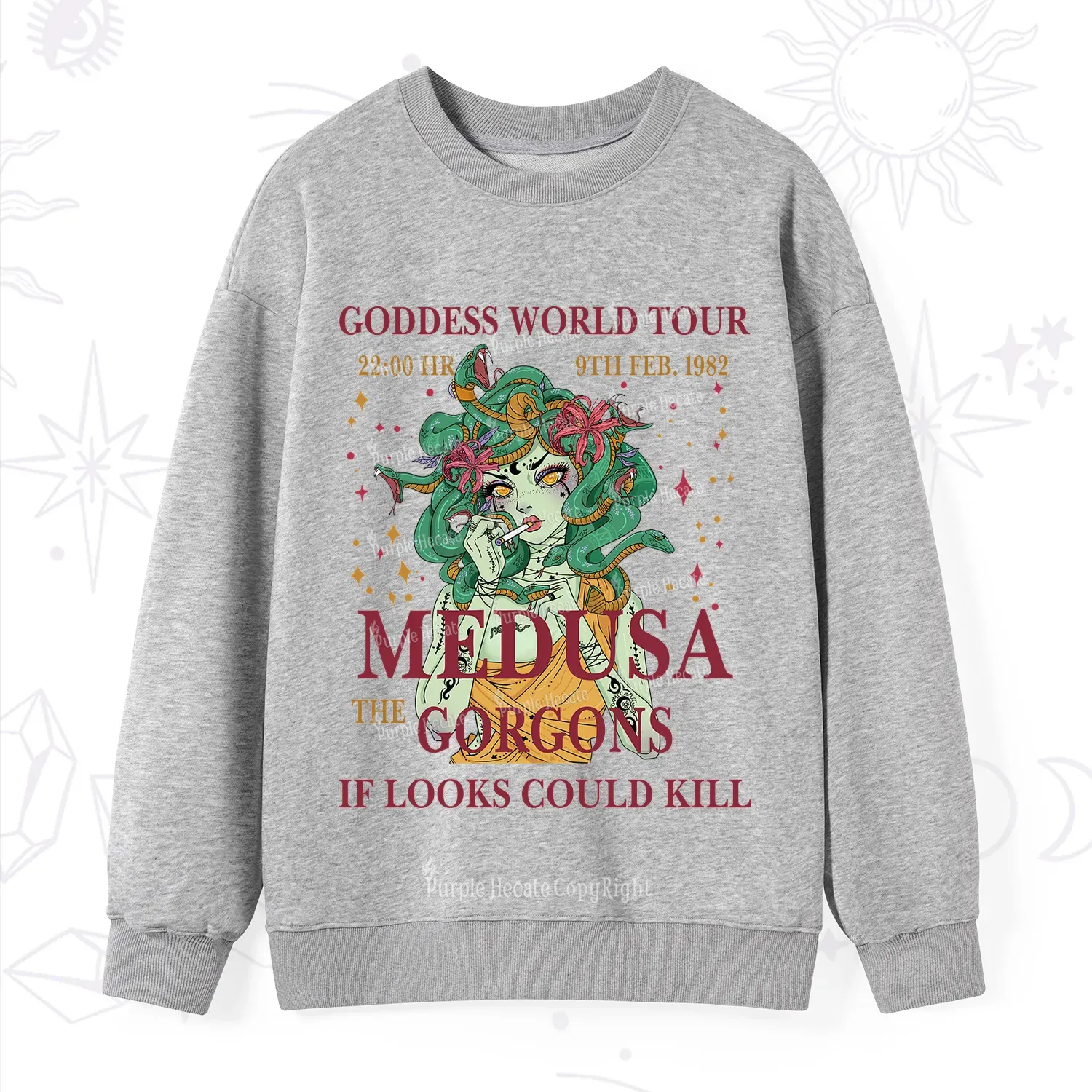 Purplehecate Medusa The Gorgons Sweatshirt