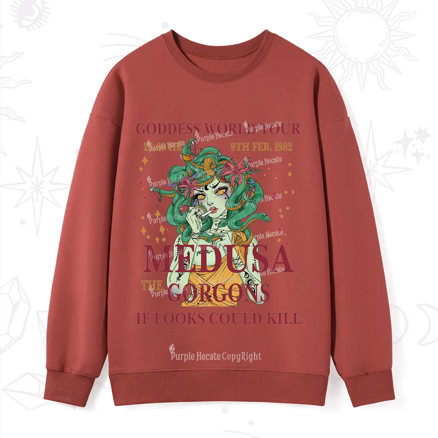 Purplehecate Medusa The Gorgons Sweatshirt