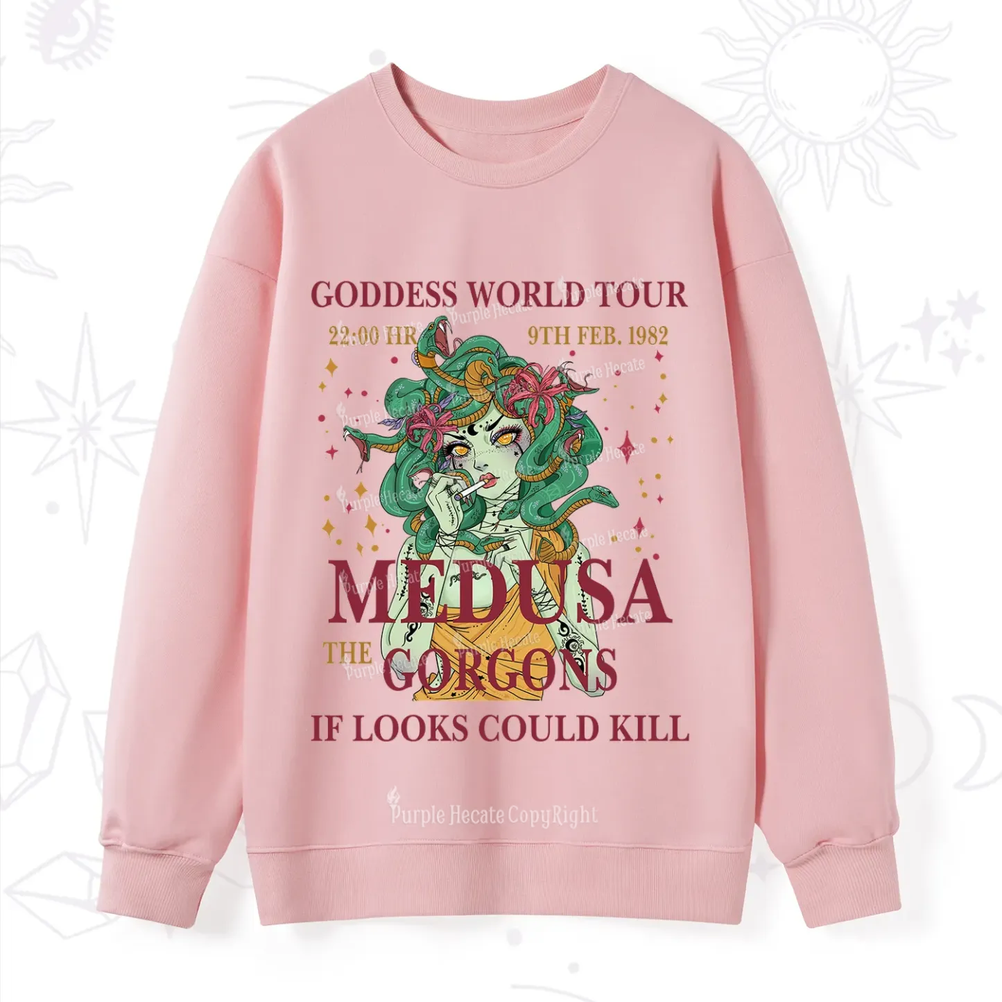 Purplehecate Medusa The Gorgons Sweatshirt