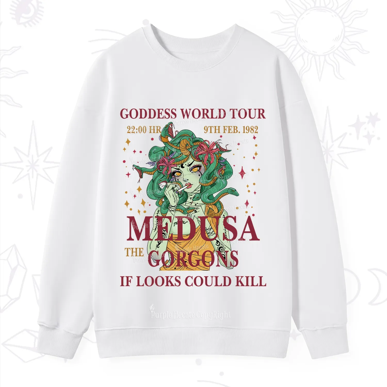 Purplehecate Medusa The Gorgons Sweatshirt