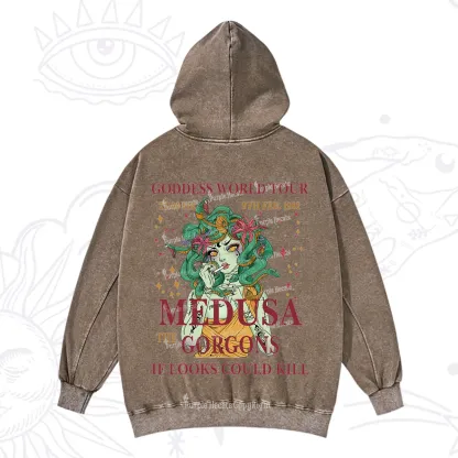 Purplehecate Medusa The Gorgons Washed Hoodie