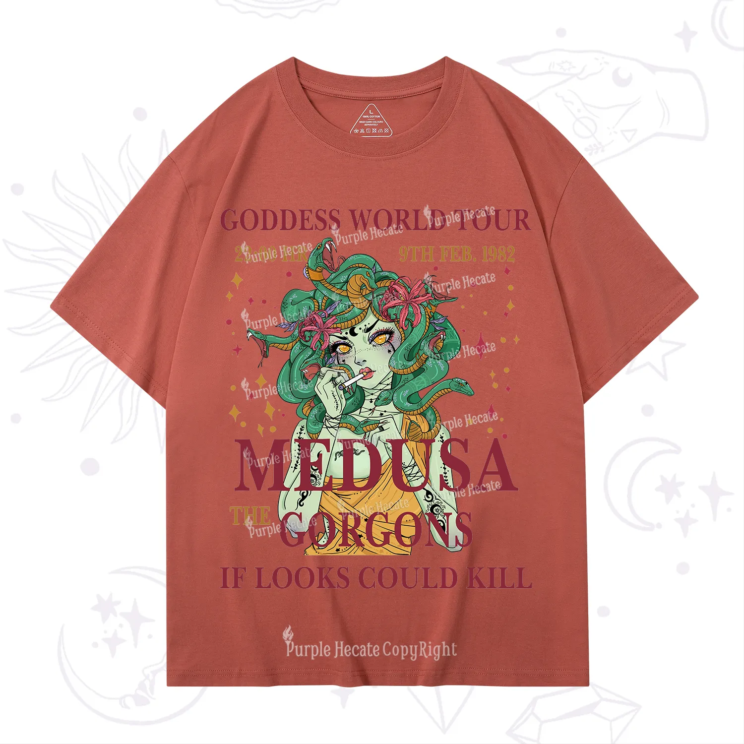 Purplehecate Medusa The Gorgons T-Shirt