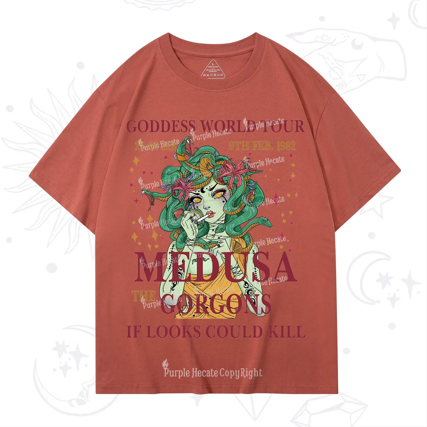 Purplehecate Medusa The Gorgons T-Shirt