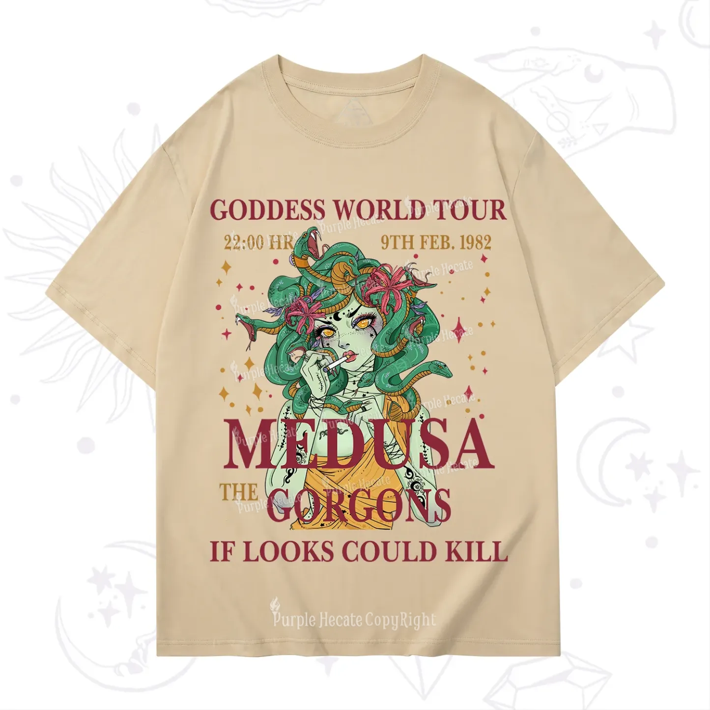 Purplehecate Medusa The Gorgons T-Shirt