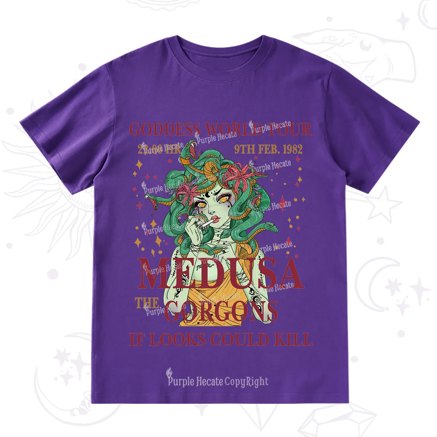 Purplehecate Medusa The Gorgons T-Shirt