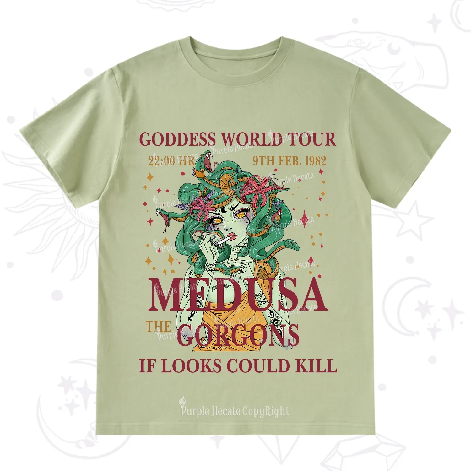 Purplehecate Medusa The Gorgons T-Shirt