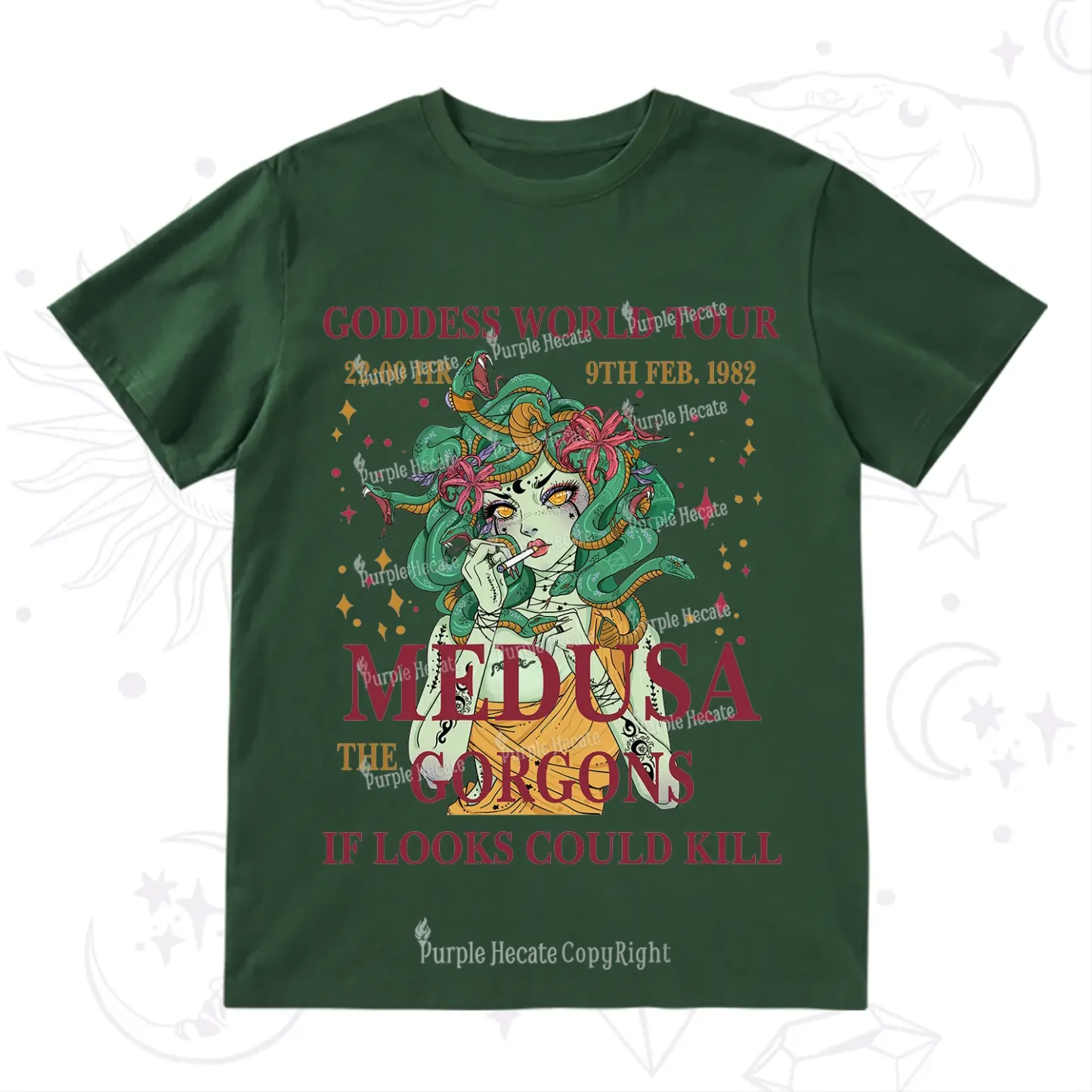 Purplehecate Medusa The Gorgons T-Shirt