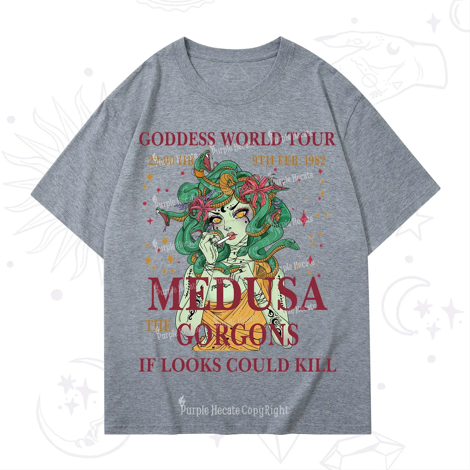 Purplehecate Medusa The Gorgons T-Shirt