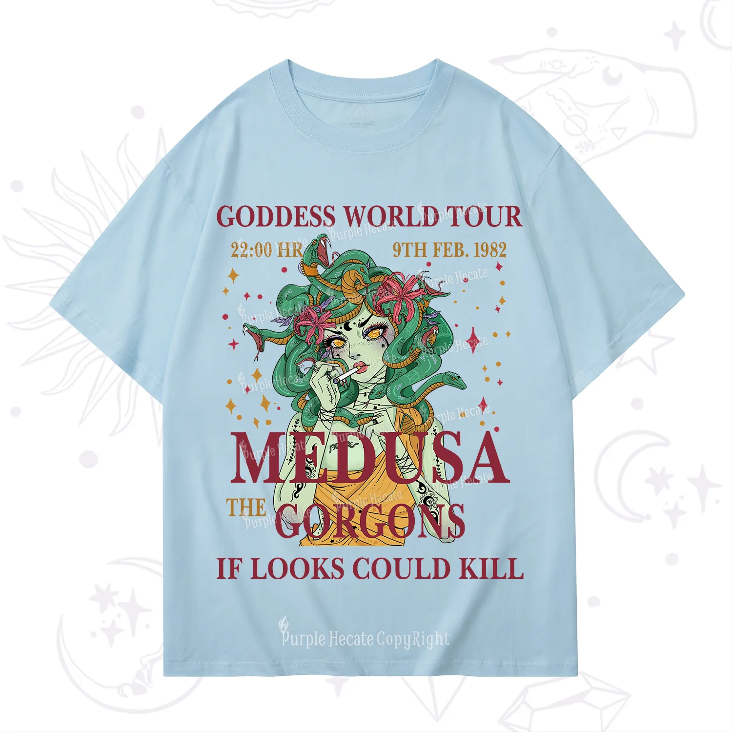 Purplehecate Medusa The Gorgons T-Shirt