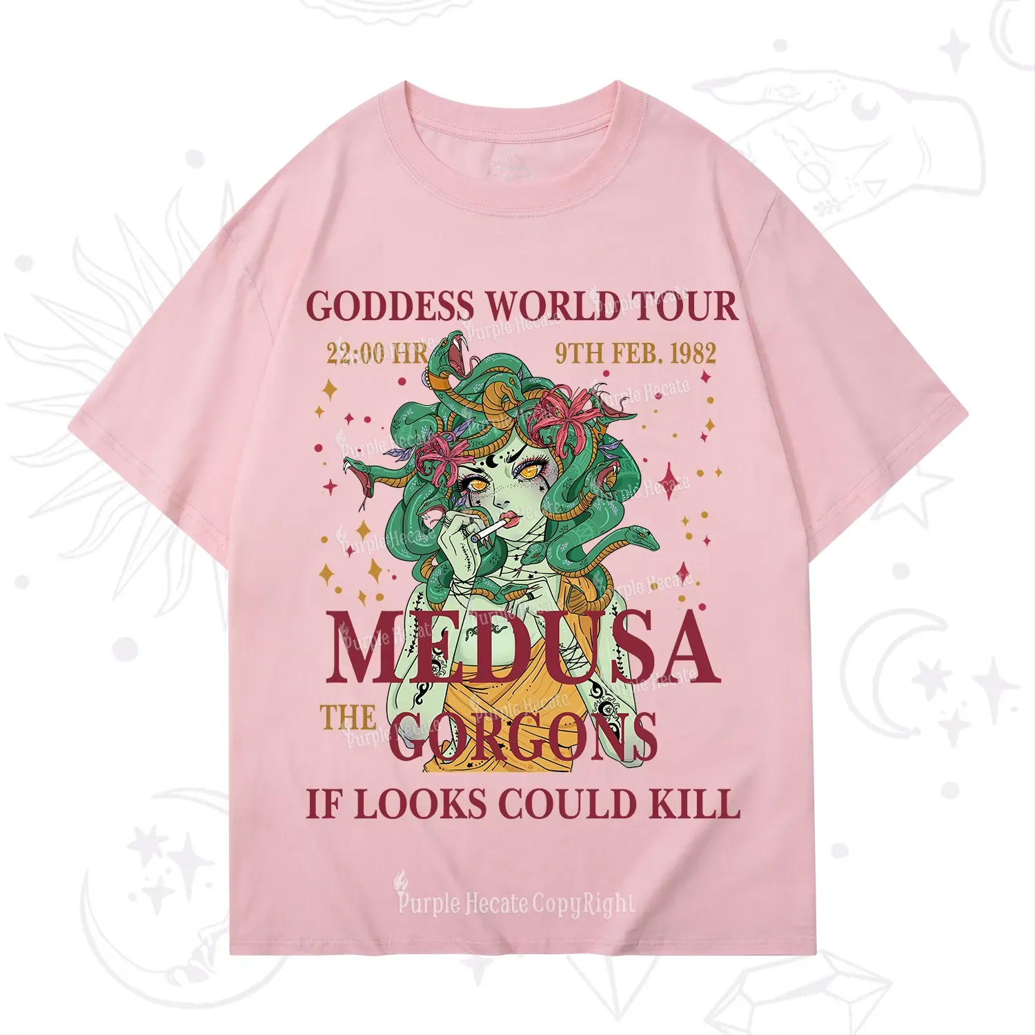 Purplehecate Medusa The Gorgons T-Shirt