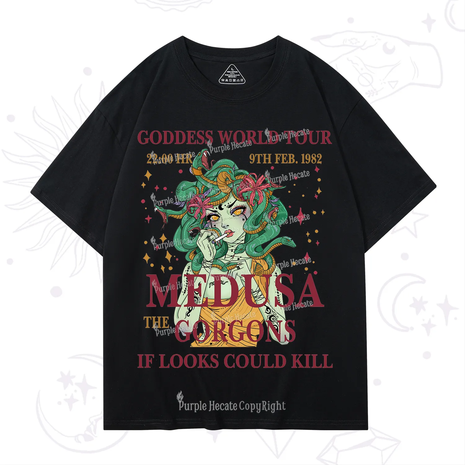 Purplehecate Medusa The Gorgons T-Shirt