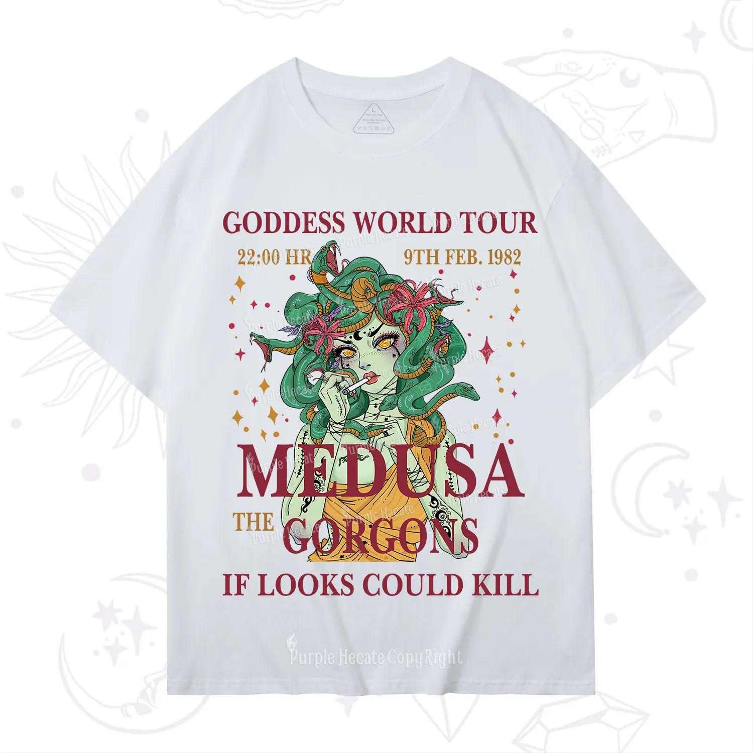 Purplehecate Medusa The Gorgons T-Shirt