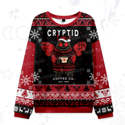 Purplehecate Holiday Monster Mug Ugly Christmas Sweatshirts