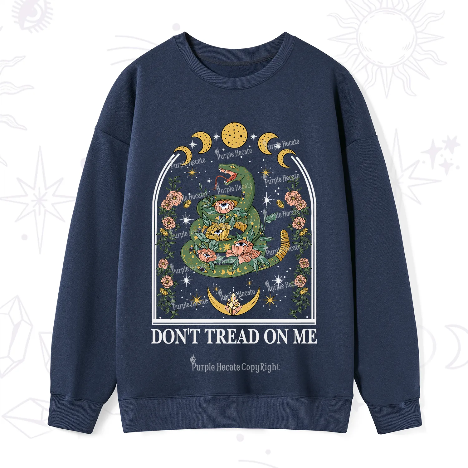 Purplehecate Don't Tread On Me Sweatshirt