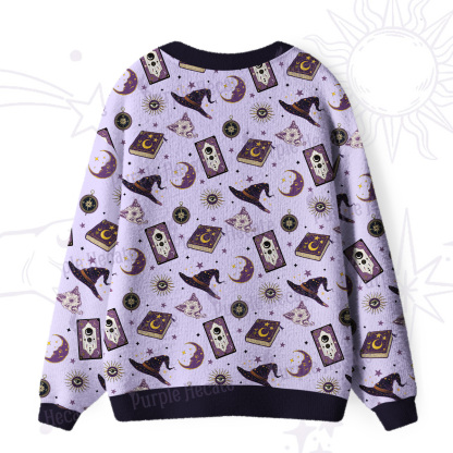 Purplehecate Celestial Witch Cardigan Ugly Cardigan Sweaters