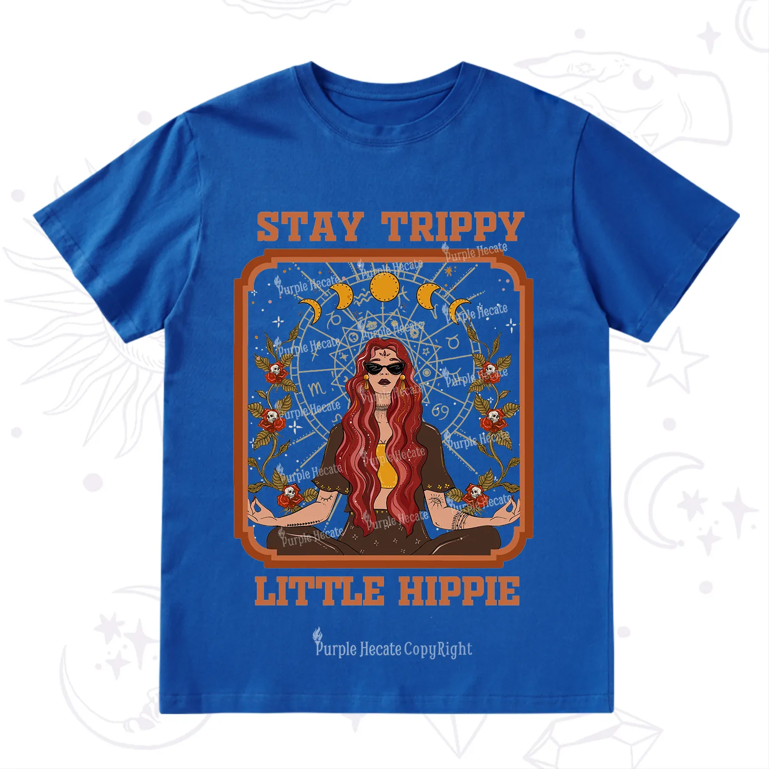 Purplehecate Stay Trippy Little Witchy Hippie T-Shirt