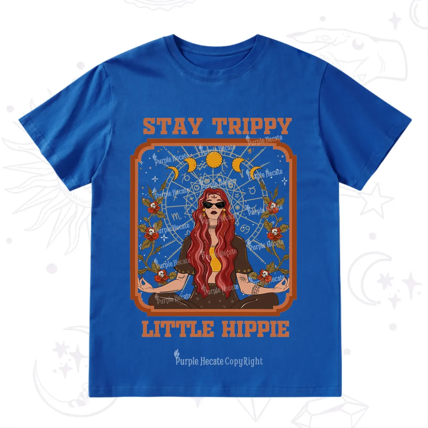 Purplehecate Stay Trippy Little Witchy Hippie T-Shirt