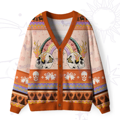 Purplehecate Everything Is Fine Ugly Cardigan Sweaters