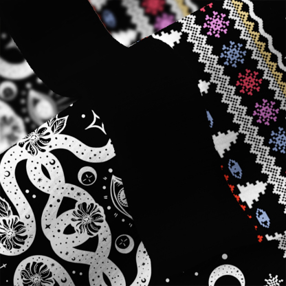 Purplehecate Lunar Serpent Alchemy Ugly Cardigan Sweaters