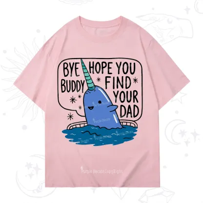 Purplehecate Good Luck Buddy Whale Christmas T-Shirt