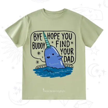 Purplehecate Good Luck Buddy Whale Christmas T-Shirt