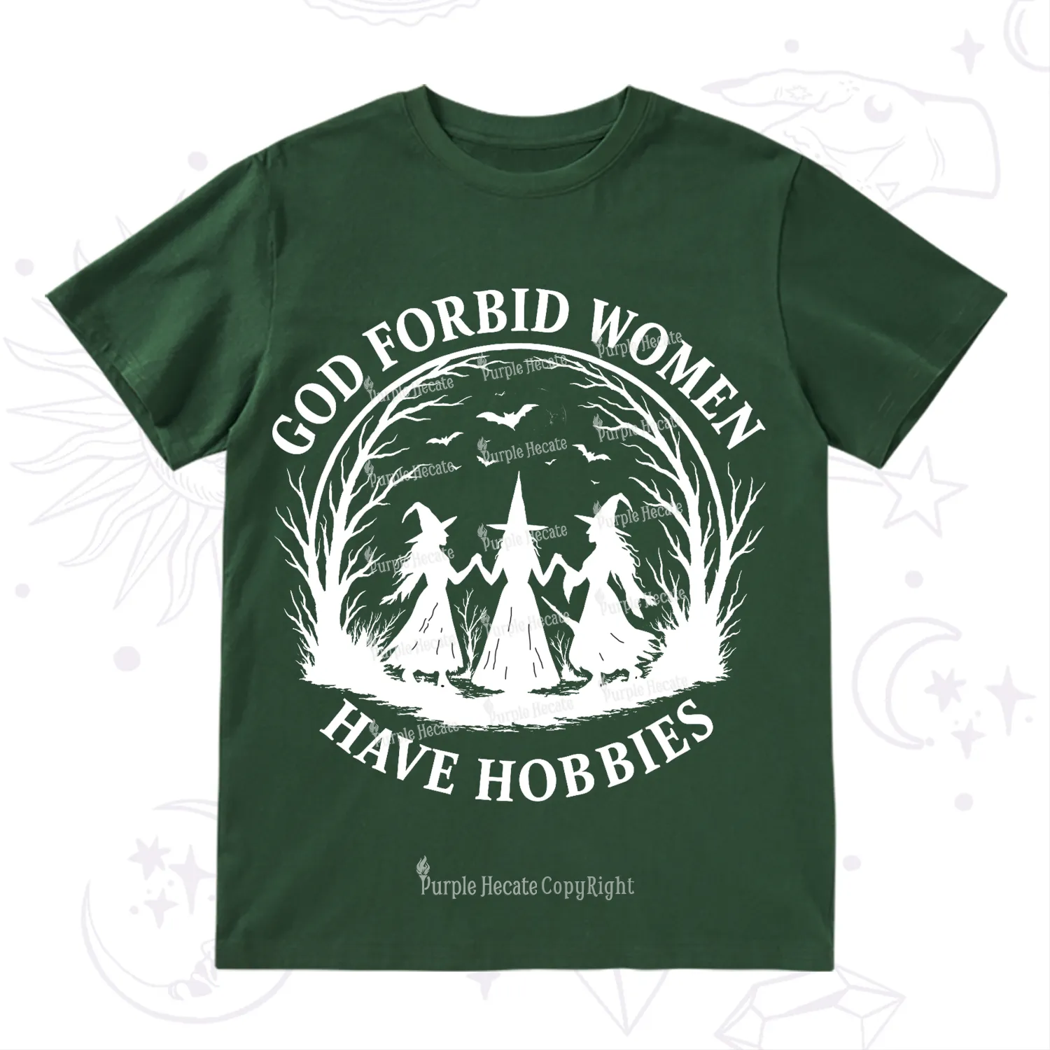Purplehecate God Forbid Women Have Hobbies T-Shirt