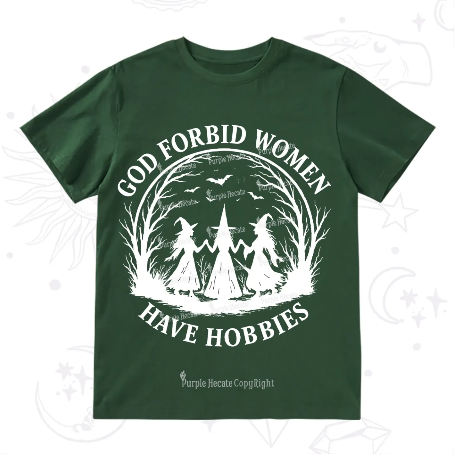 Purplehecate God Forbid Women Have Hobbies T-Shirt