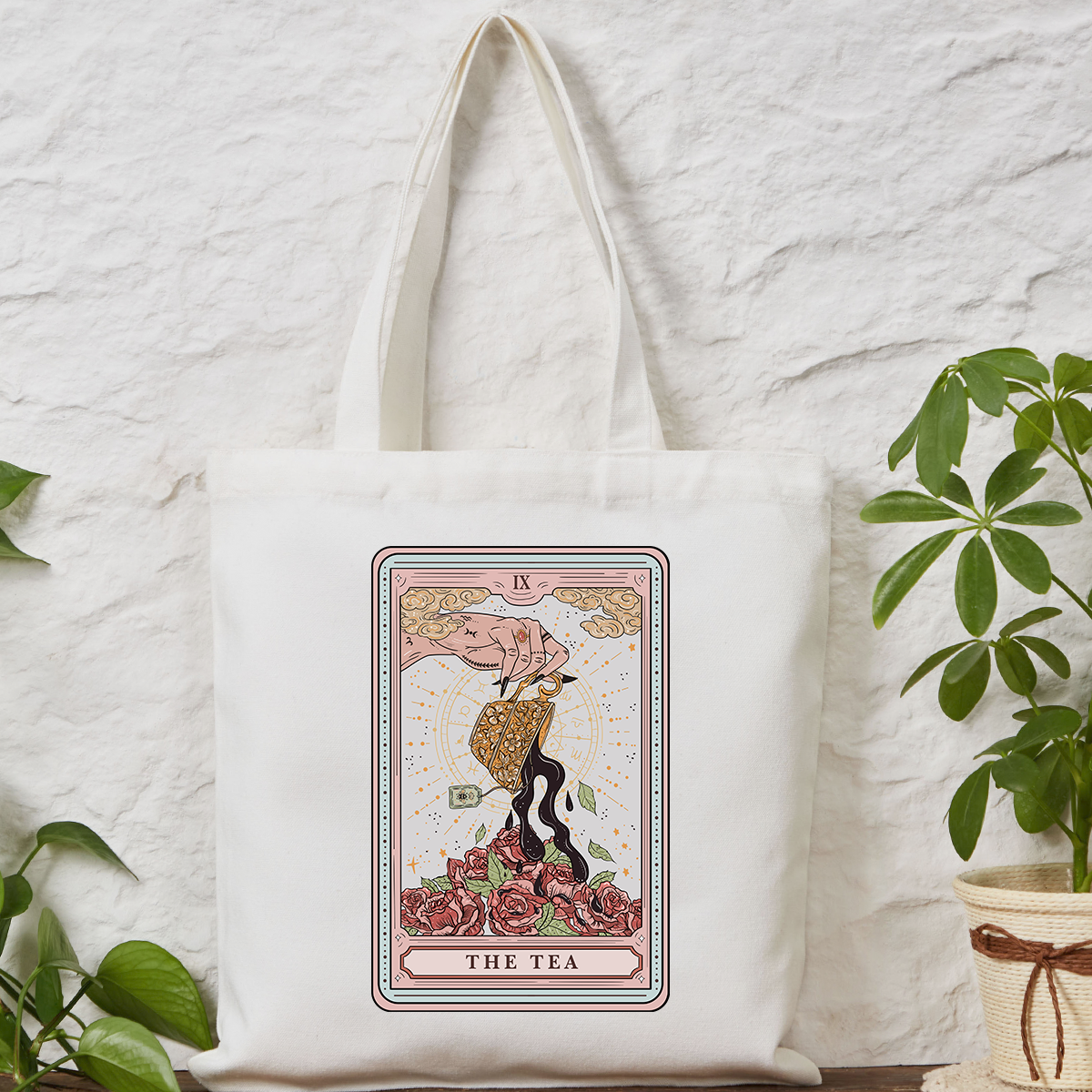 Purplehecate The Tea Tarot Tote Bag