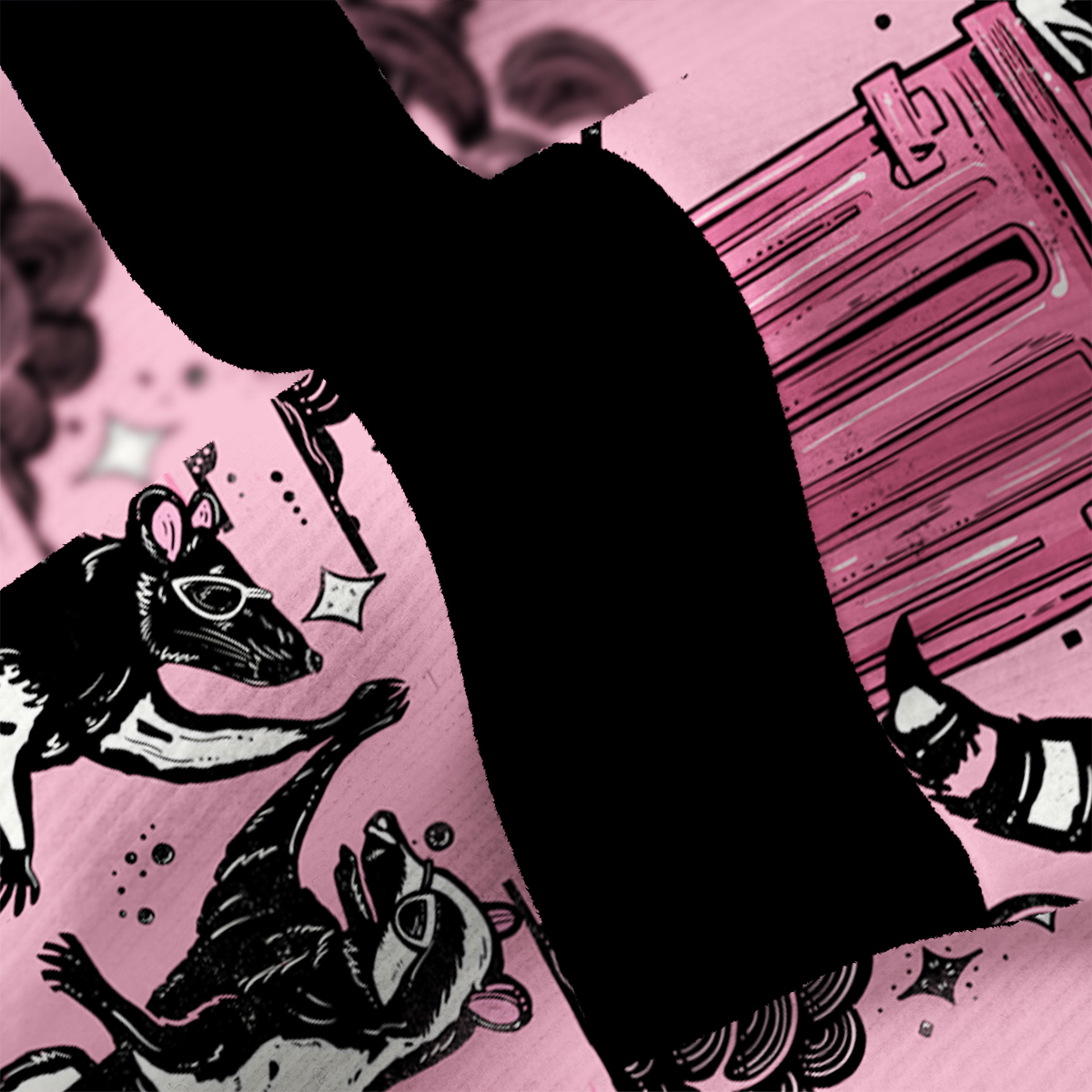 Purplehecate The Team Trash Opossum Tarot Ugly Cardigan Sweaters