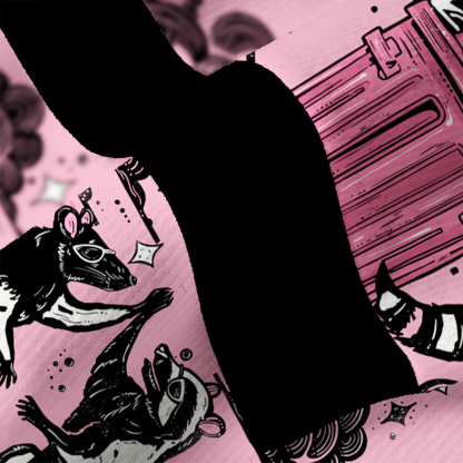 Purplehecate The Team Trash Opossum Tarot Ugly Cardigan Sweaters